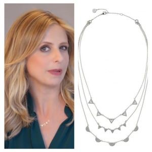 Stella & Dot Pave Chevron necklace